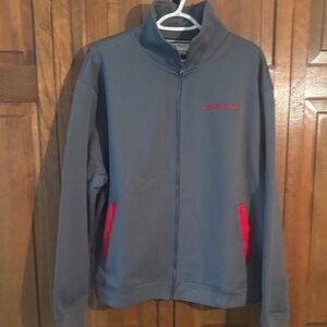 Disney Men's Gray 40th Anniversary Jacket with Red Accents